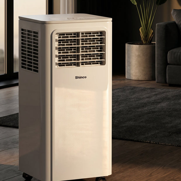 Portabel AC 7000 BTU (18m²) – Kylning, Fläkt & Avfuktare