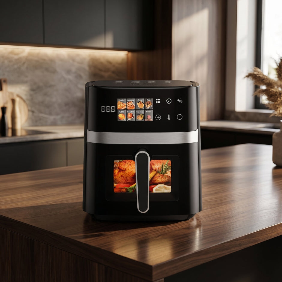 Air Fryer 5,5L – Digital Varmluftsfritös med Display (enkel att använda)