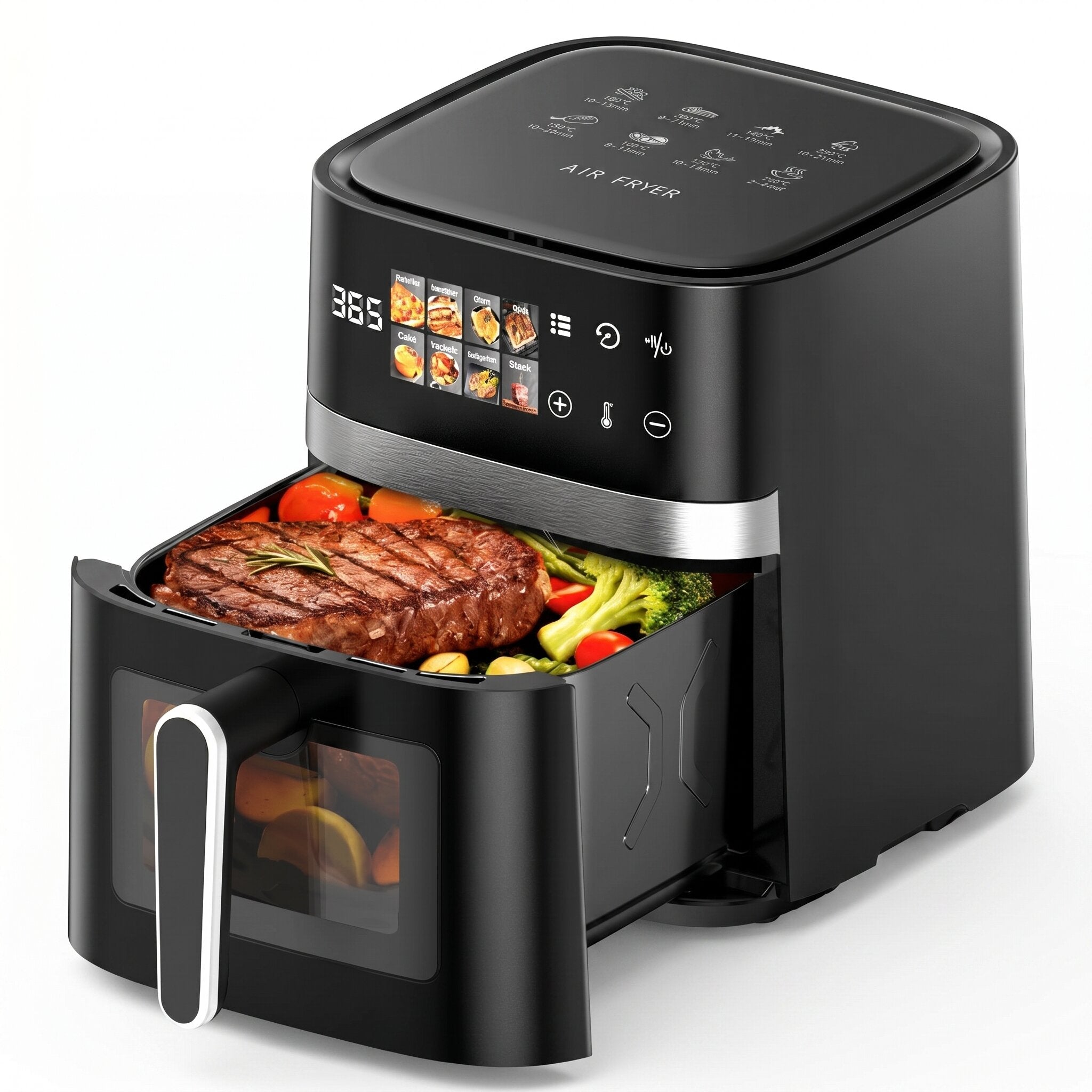 Air Fryer 5,5L – Digital Varmluftsfritös med Display (enkel att använda)