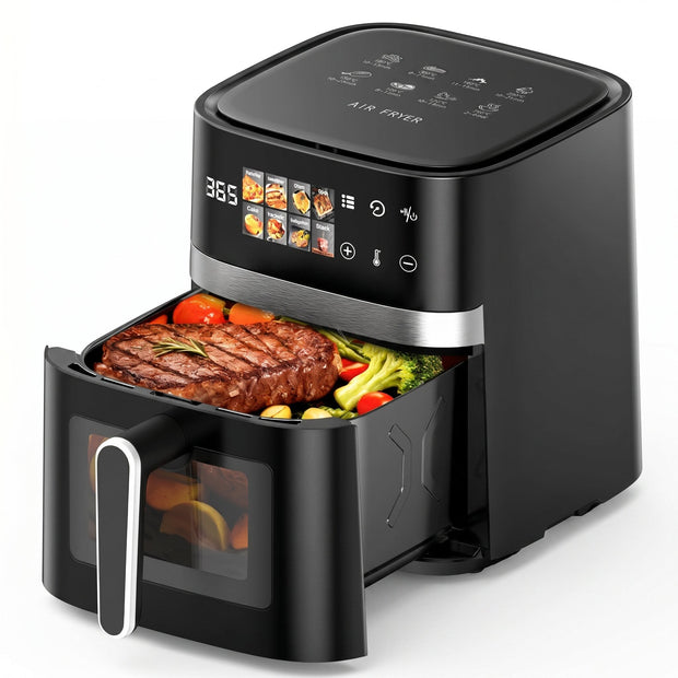 Air Fryer 5,5L – Digital Varmluftsfritös med Display (enkel att använda)